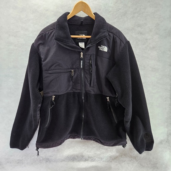 The North Face Denali Fleece Jacket Mens Medium Black Full Zip Taco Bell Promo - Picture 1 of 7